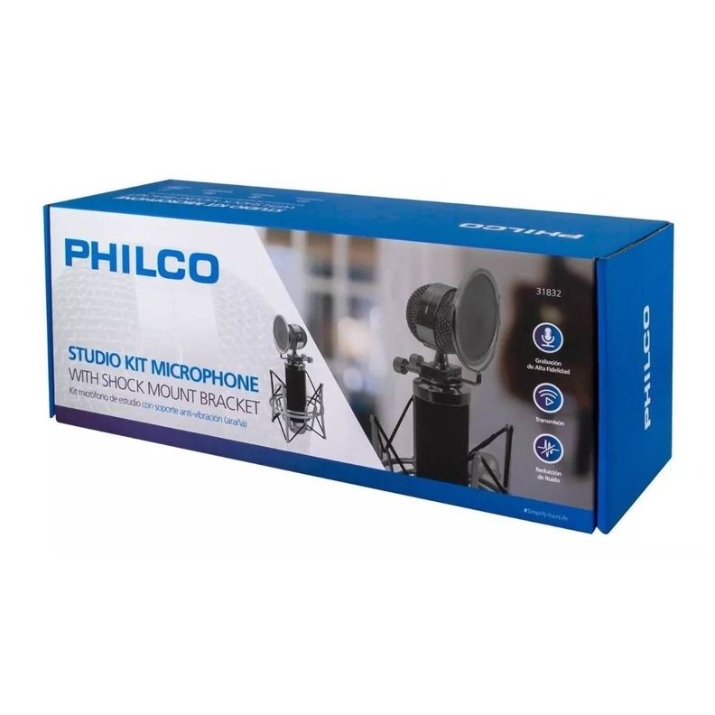 Micrófono de Studio Philco con Soporte 26PLC31832-3