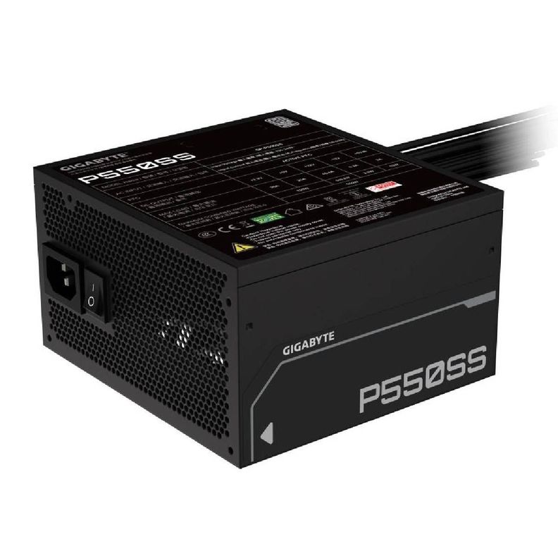 Fuente de Poder Gigabyte GP-P550SS 550W 80+ Silver Negro-3