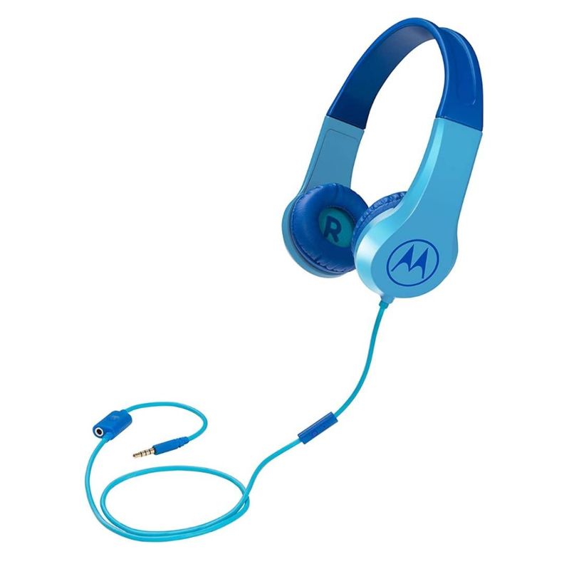 Audífonos Motorola JR 200 Azul Over-Ear con Cable-2