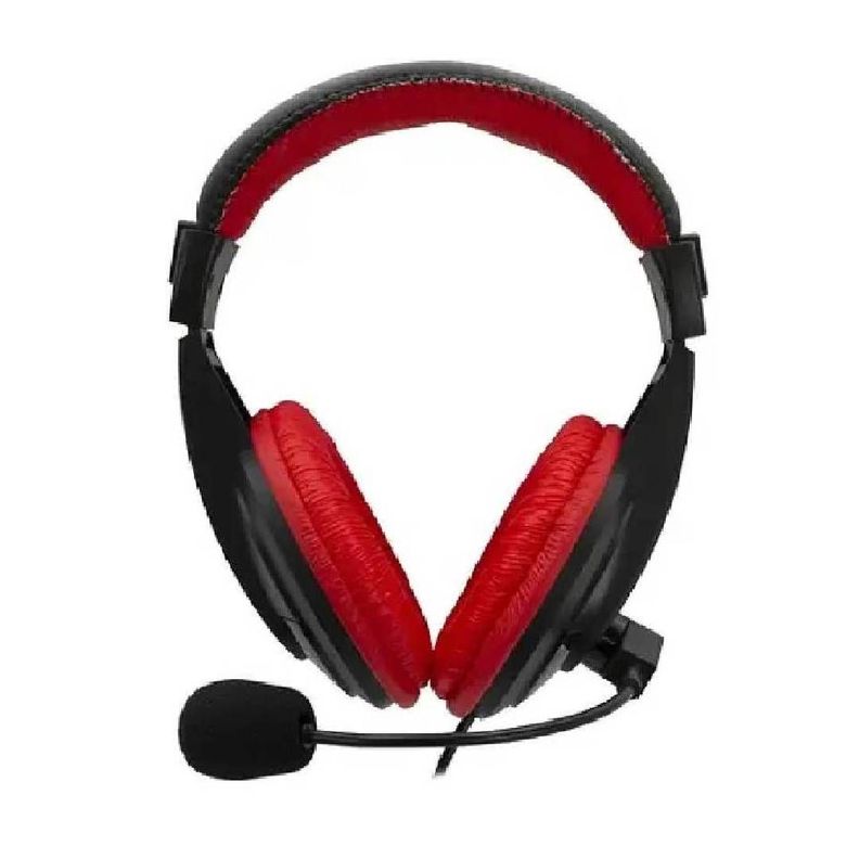 Audifonos Gamer Monster Games Loud Rojo Jack 35mm-1