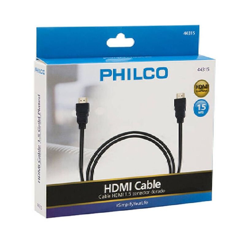 Cable HDMI Philco Gold 1.5 Mts 44315-2