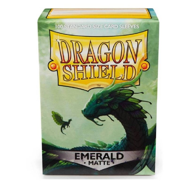Protectores Dragon Shield Standard- Matte Emerald (100 ct.)