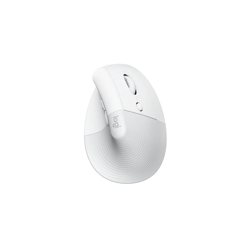 Mouse vertical inalámbrico Logitech Serie Ergo Lift blanco-0