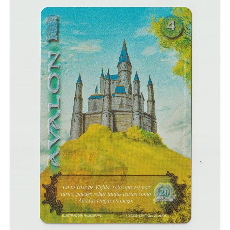 Carta Promo Avalon 20 Años Myl-0