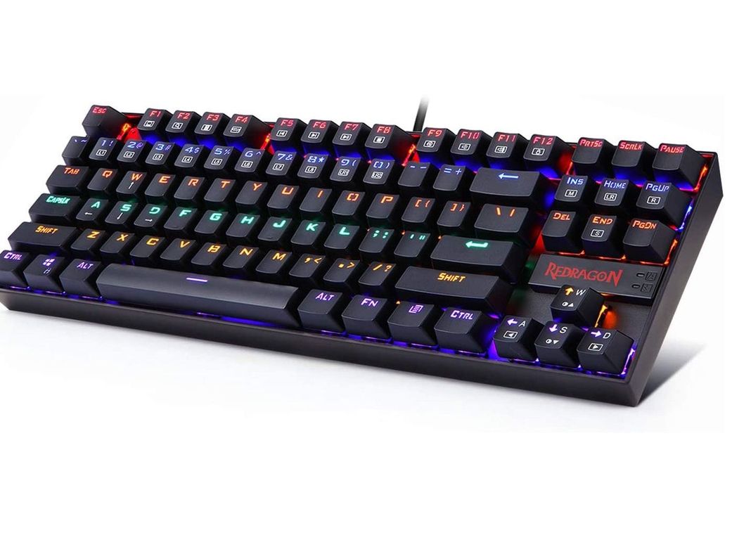 Teclado Gamer Redragon Kumara k552 RGB Sw Red Español-0