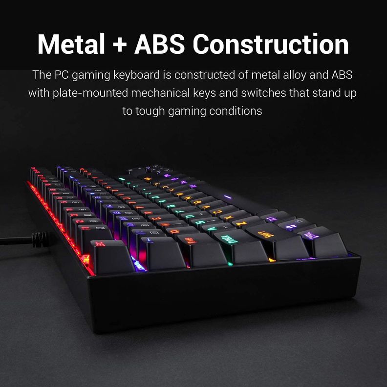 Teclado Gamer Redragon Kumara k552 RGB Sw Red Español-1