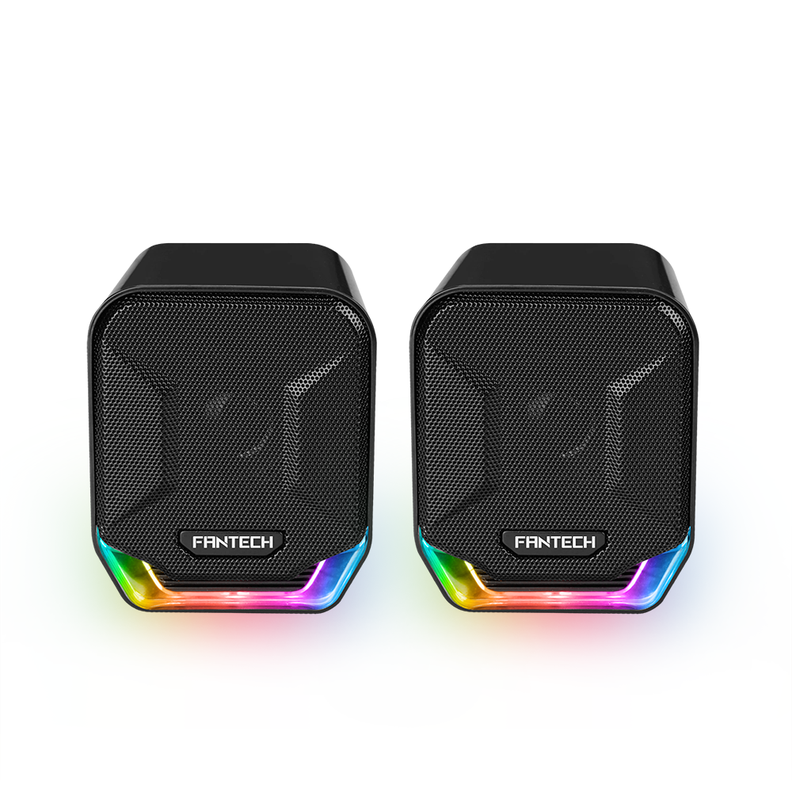Parlante Gamer Fantech GS202 Sonar RGB Black Edition-2