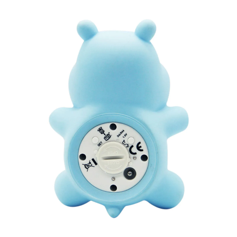 Termometro de Hipopotamo para bebé con alarma de altas temperaturas-2
