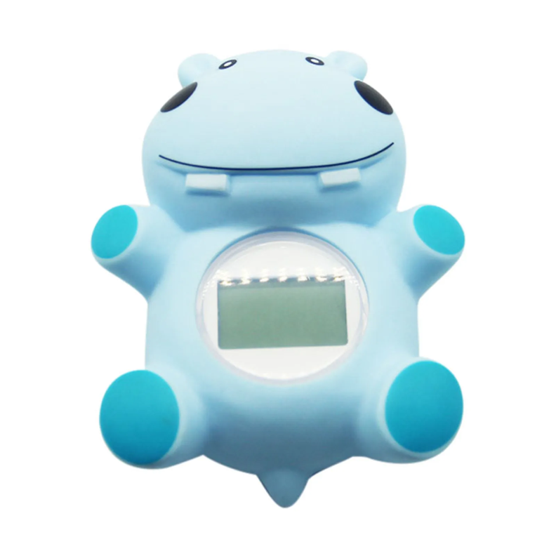 Termometro de Hipopotamo para bebé con alarma de altas temperaturas-4