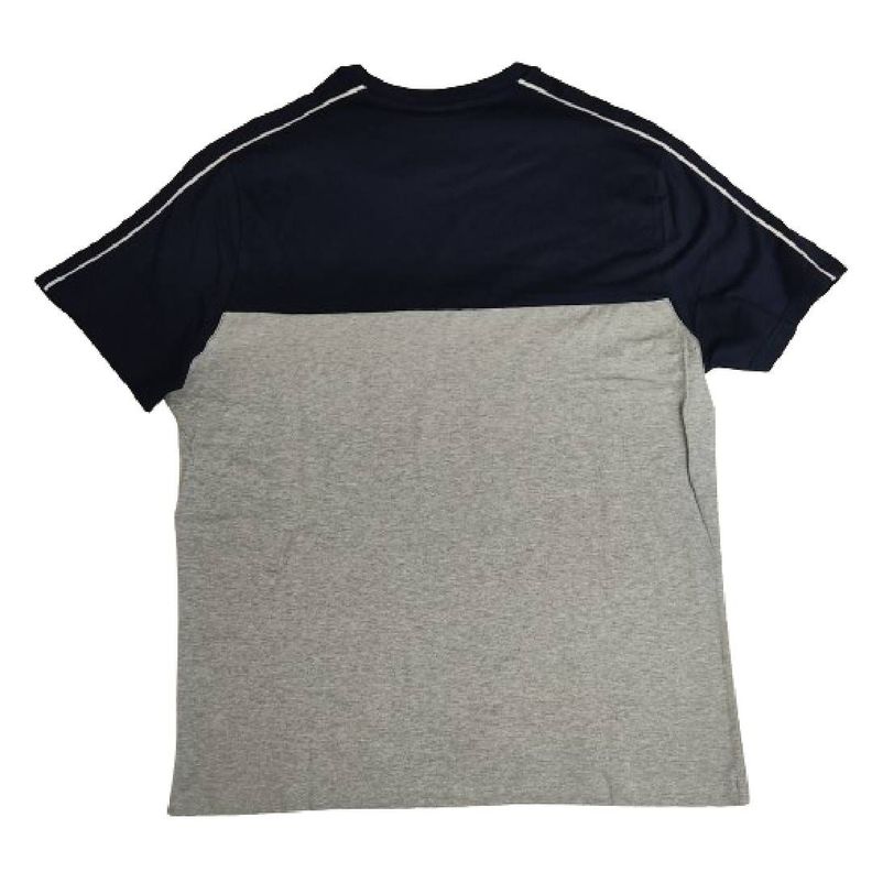 Polera MK Azul Marino/gris Cuello Redoondo Talla L-1