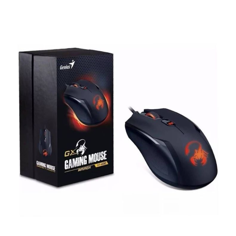 Mouse Gamer Genius X1-400 Genius AmmoX-0