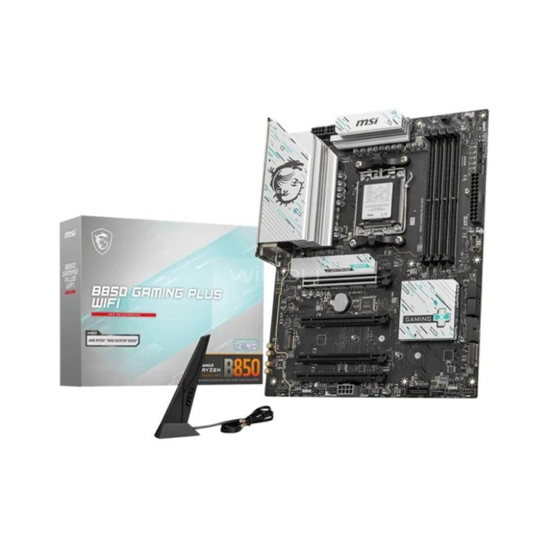 Placa Madre MSI B840 GAMING PLUS WIFI - ATX, AM5 Negro