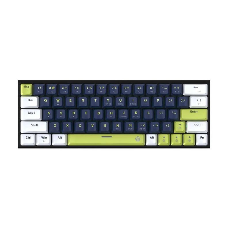 Teclado Fantech MK874V2 ATOM63 MORI Blue (Switch Rosie) Negro