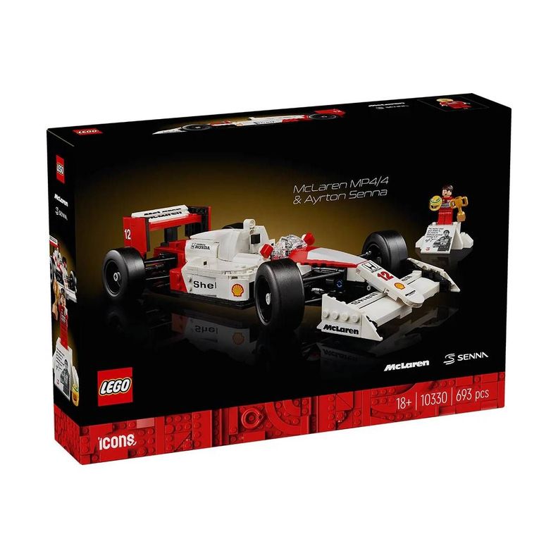 LEGO Icons: McLaren MP4/4 Y Ayrton Senna 10330-3