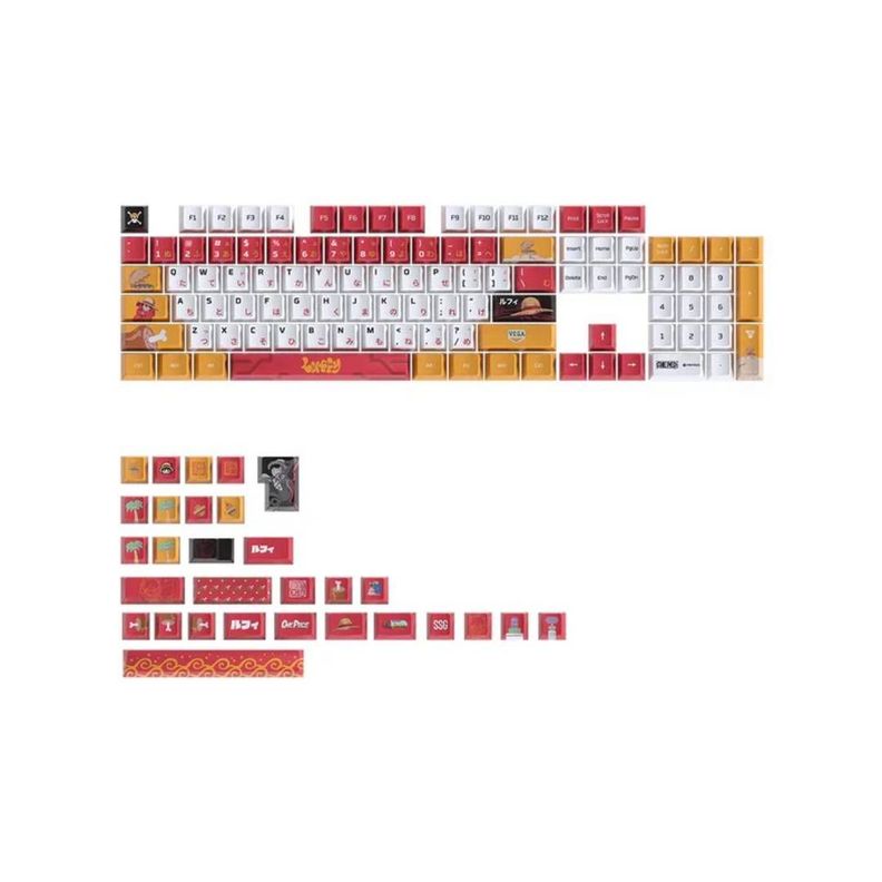 KeyCaps Fantech ACK03 OP One Piece LUFFY Rojo