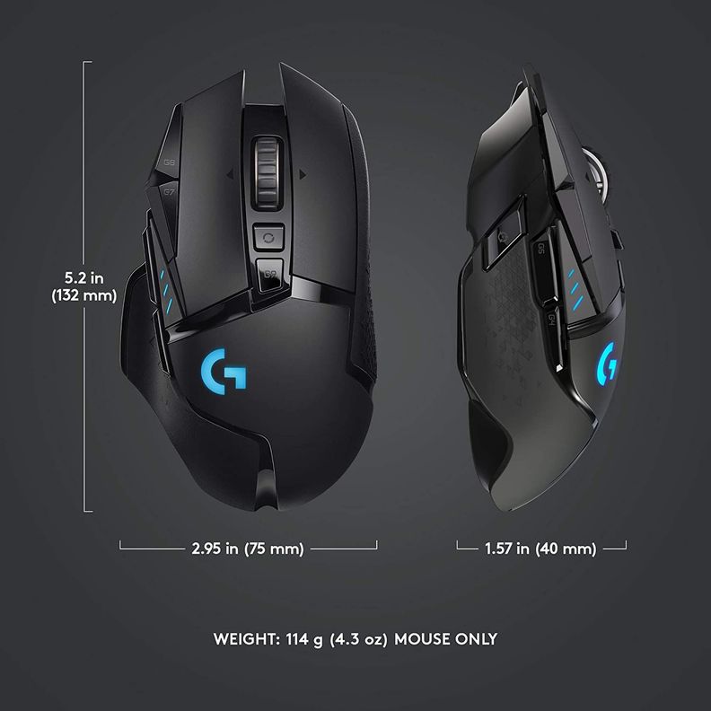 Mouse de juego Logitech G Series Lightspeed G502 negro-3