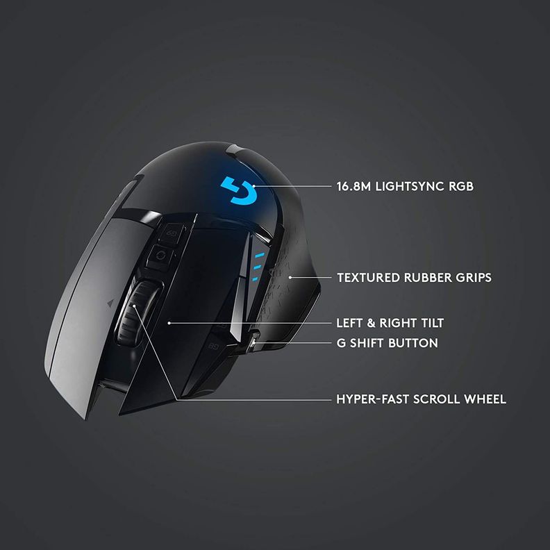 Mouse de juego Logitech G Series Lightspeed G502 negro-4