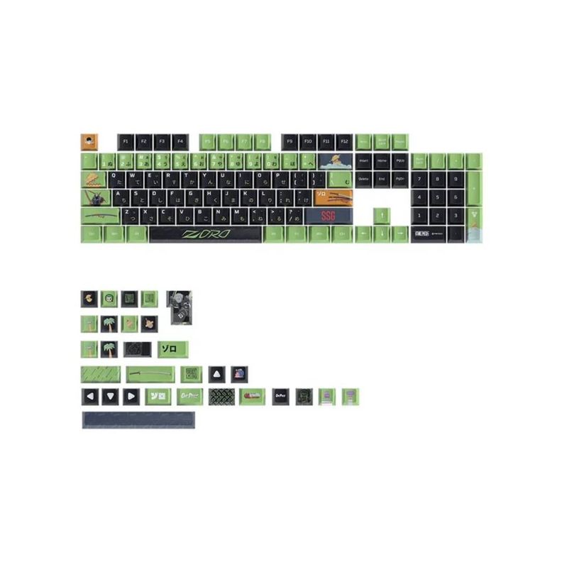 KeyCaps Fantech ACK03 OP One Piece ZORO Negro