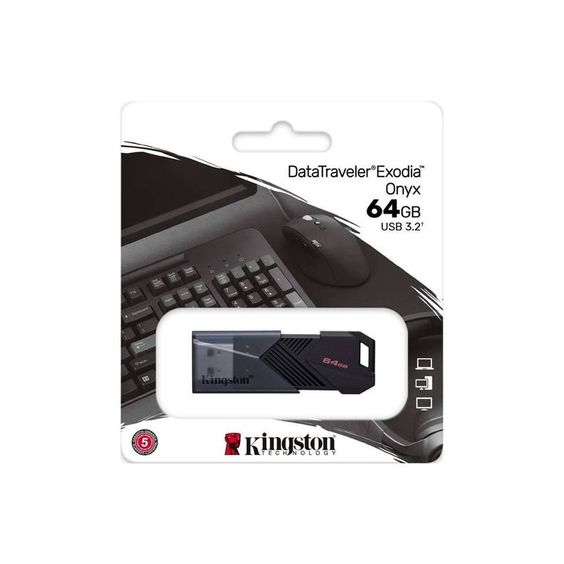 Pendrive Kingston DataTraveler Exodia Onyx Thumb Drive 64GB-3