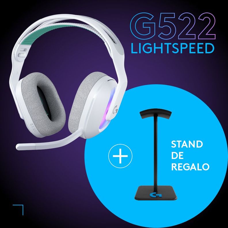 Audifonos Inalambricos Logitech G522 Lightspeed Blanco Logitech