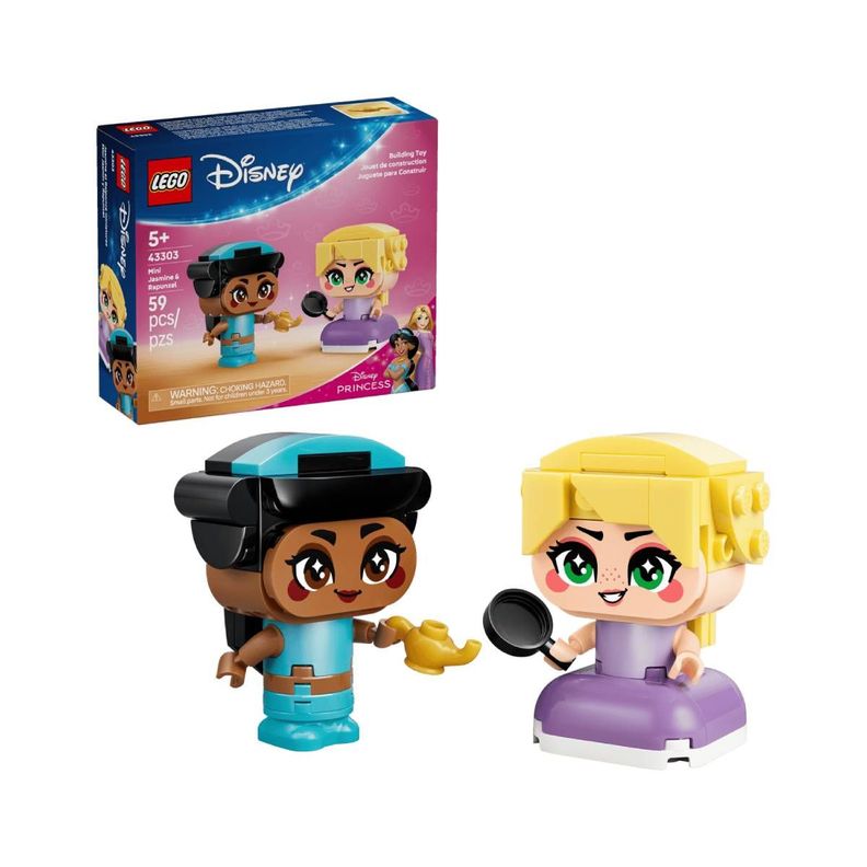 LEGO Dsiney: MINI JASMIN Y RAPUNZEL 43303 Negro