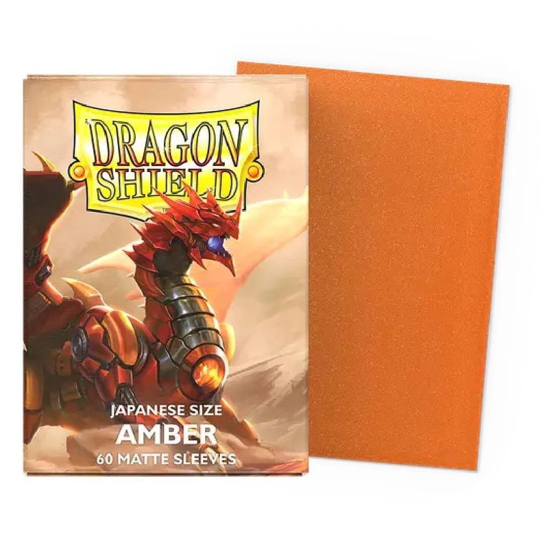 Protectores Dragon Shield Japanese - Amber (60 ct)