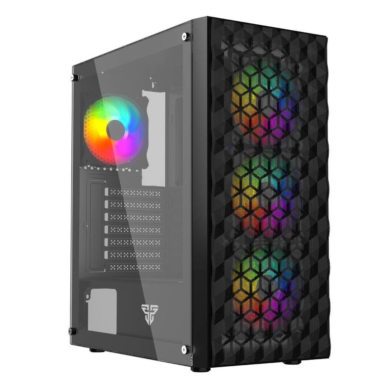 Gabinete Fantech CG83 AERO FRGB Black Edition Negro