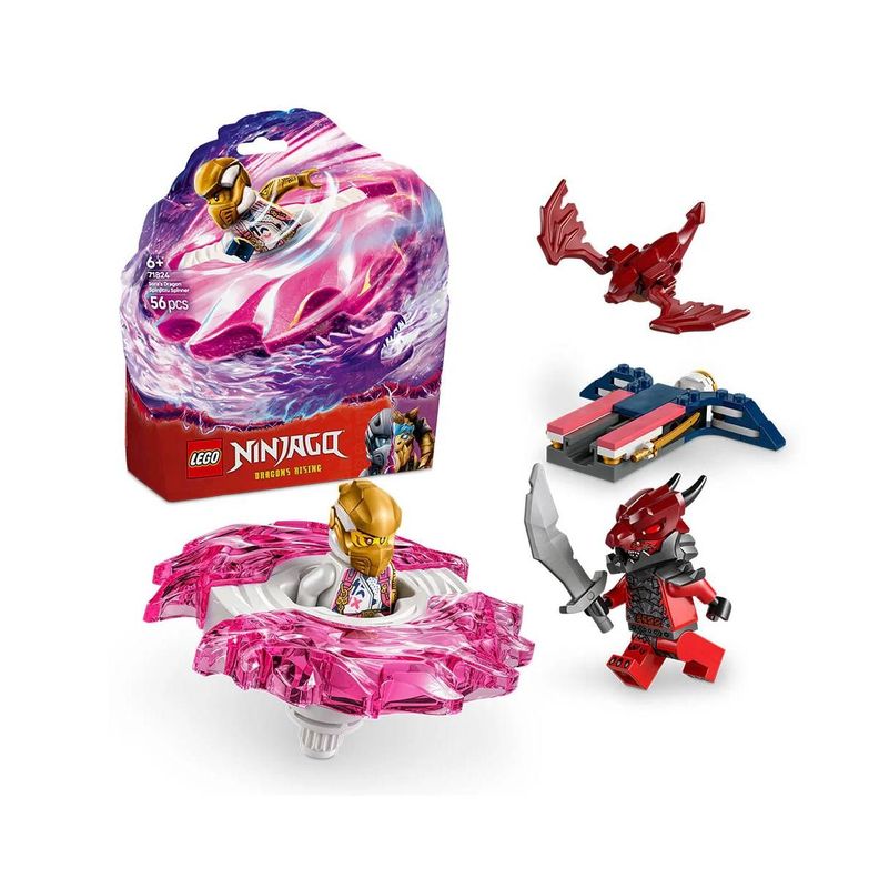 LEGO Ninjago: SPINNER DE SPINJITZU DEL DRAGON DE SORA 71824 Negro