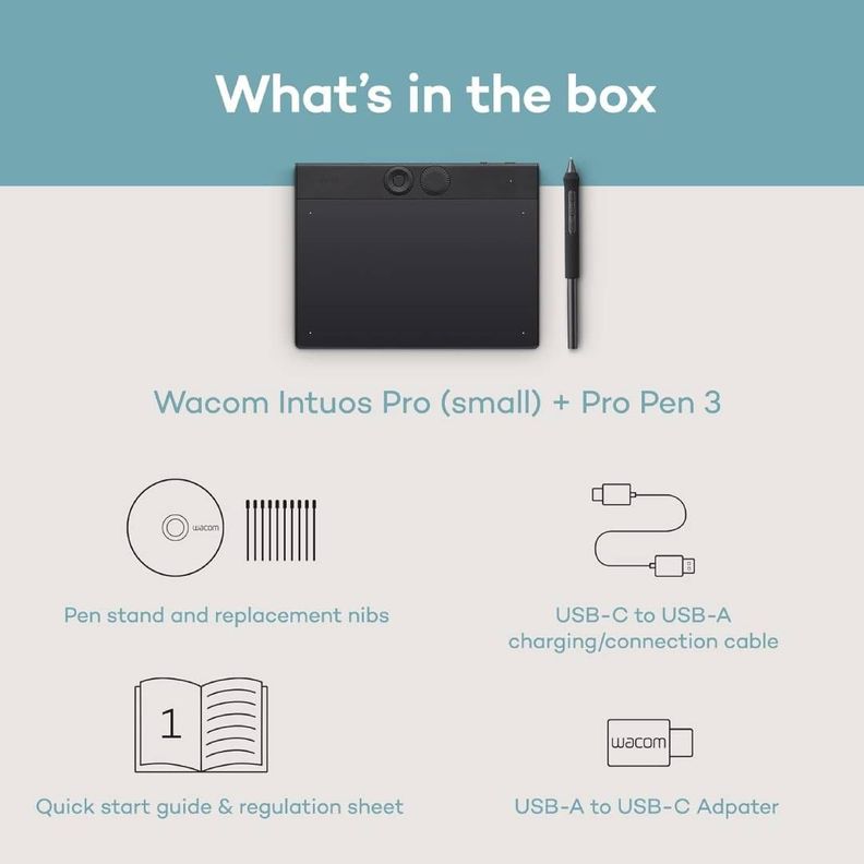Tableta Digitalizadora Wacom Intuos Pro Small 2025 Wacom | Paris.cl