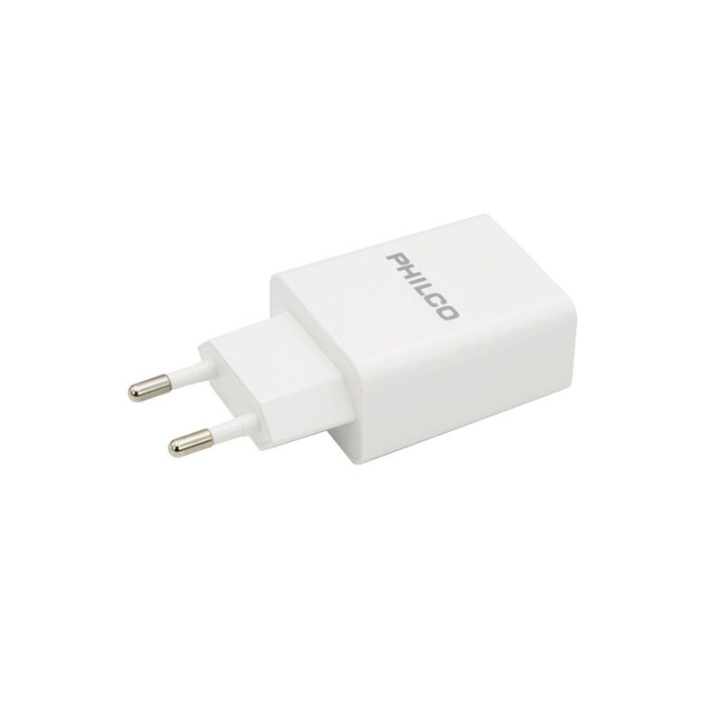 Cargador Philco USB Inteligente con Cable Micro USB-1