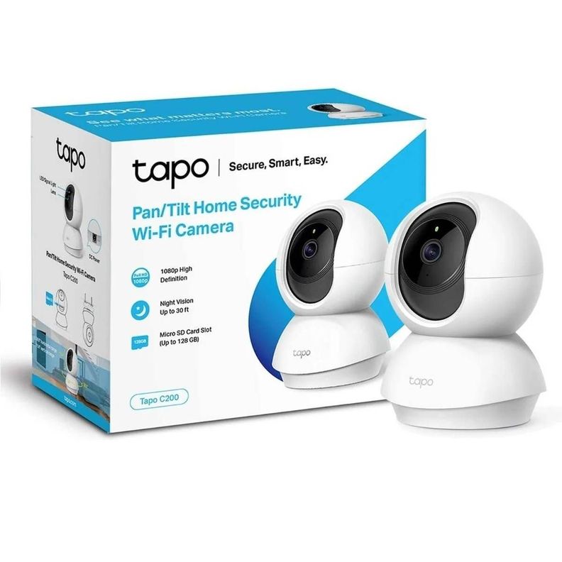 Cámara TP-Link Tapo C200 1080P Blanco-0
