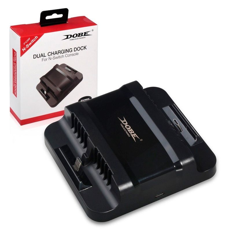 Base DOBE de carga doble para Nintendo Switch TNS853A-0