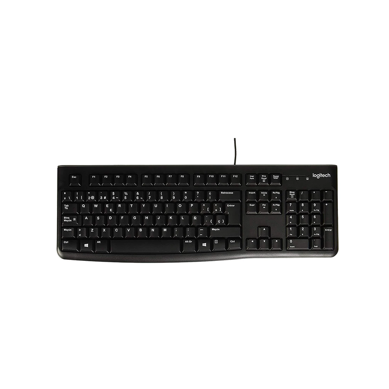 Teclado Logitech K120 Alambrico Negro-0