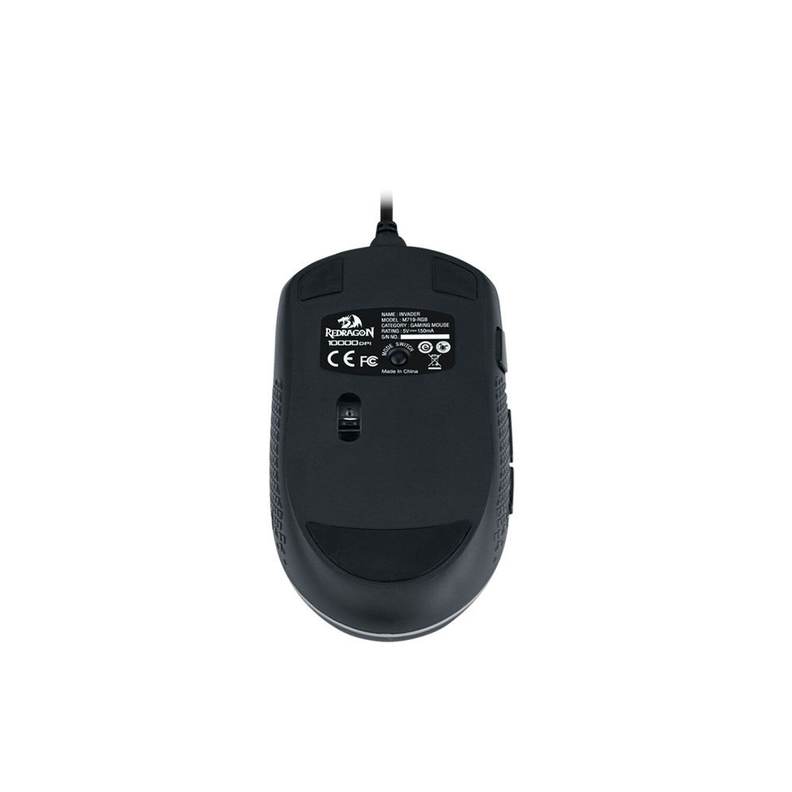 Mouse Gamer Redragon Invader M719 RGB 10000 DPI-4