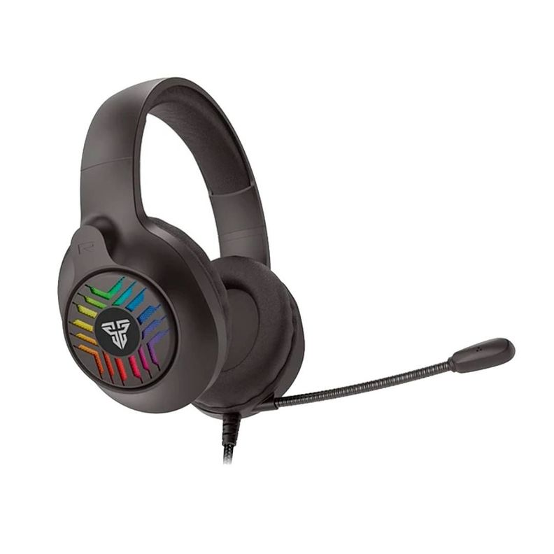 Audifonos Gamer Fantech Blitz MH87 Black Edition RGB USB 3.5 Negro