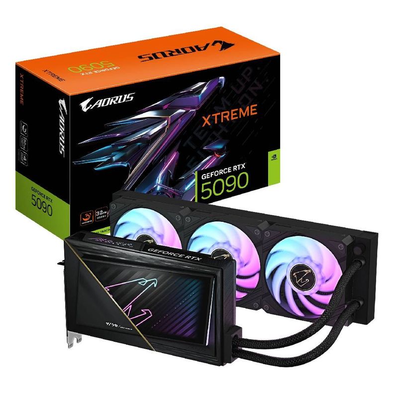 T. de Video Gigabyte GeForce RTX 5090 XTREME WATERFORCE 32G-0
