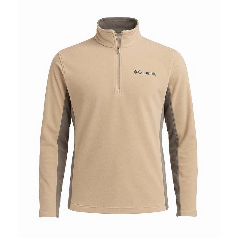 Polerón Columbia Hombre Beige con Gris - Talla M-0