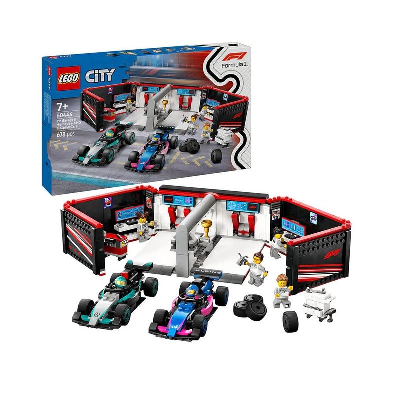 LEGO CITY: TALLER DE F1 MERCEDES-AMG Y ALPINE 60444-0