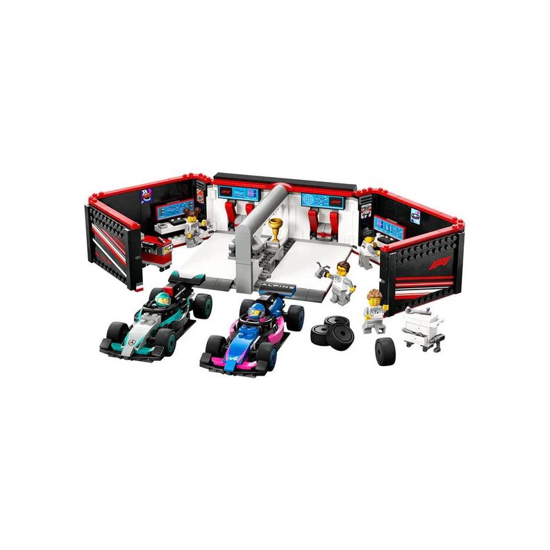 LEGO CITY: TALLER DE F1 MERCEDES-AMG Y ALPINE 60444-1