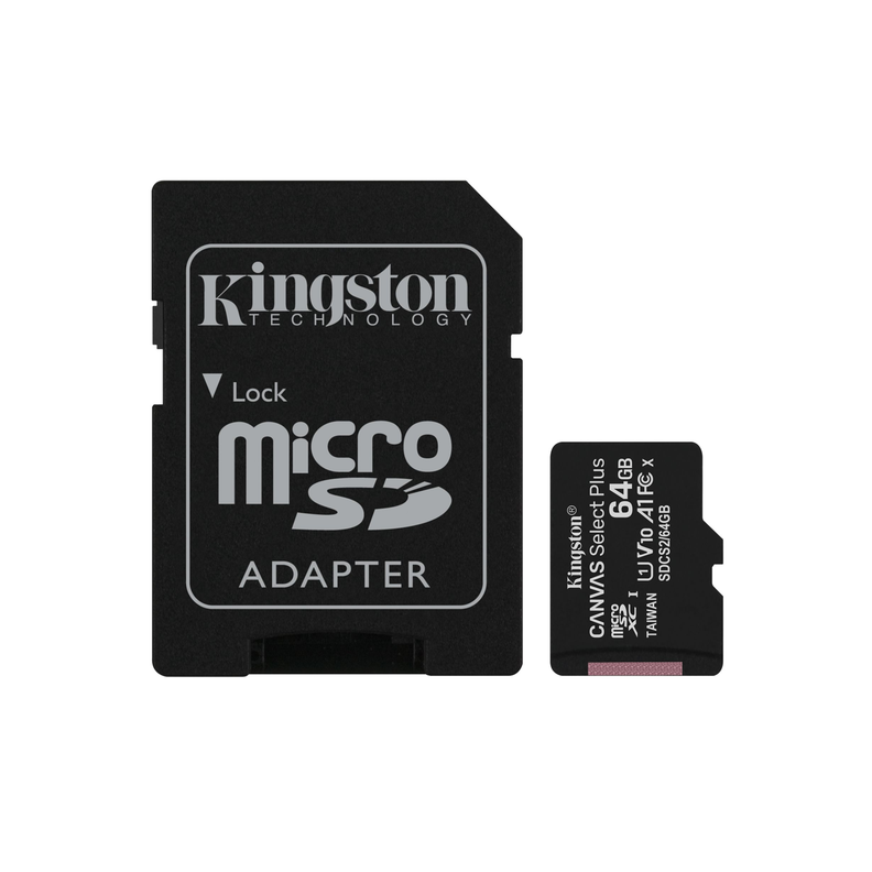 Tarjeta de Memoria MicroSD Kingston Canvas Select Plus 64gb-1
