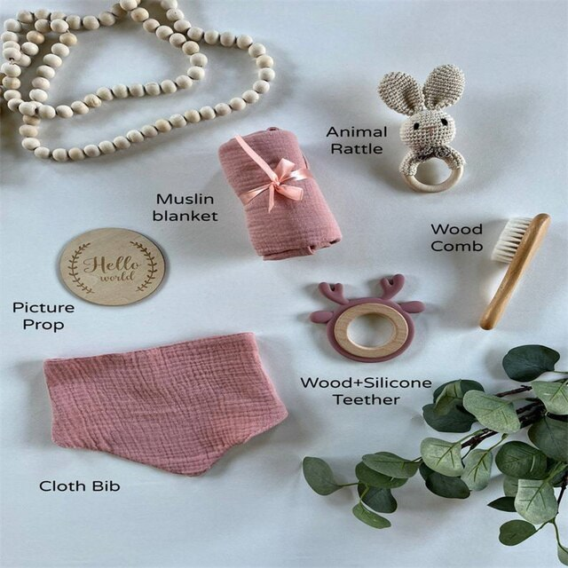 Regalo Baby Shower o Nacimiento Hello World Conejo-1