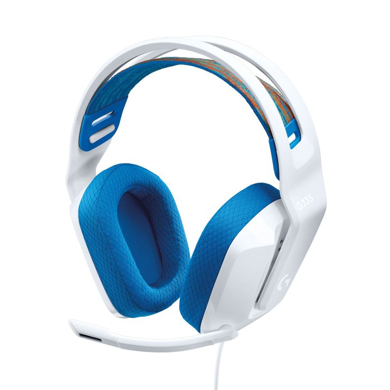Audifonos Gamer Logitech G335 Blancos Jack 3.5mm-0