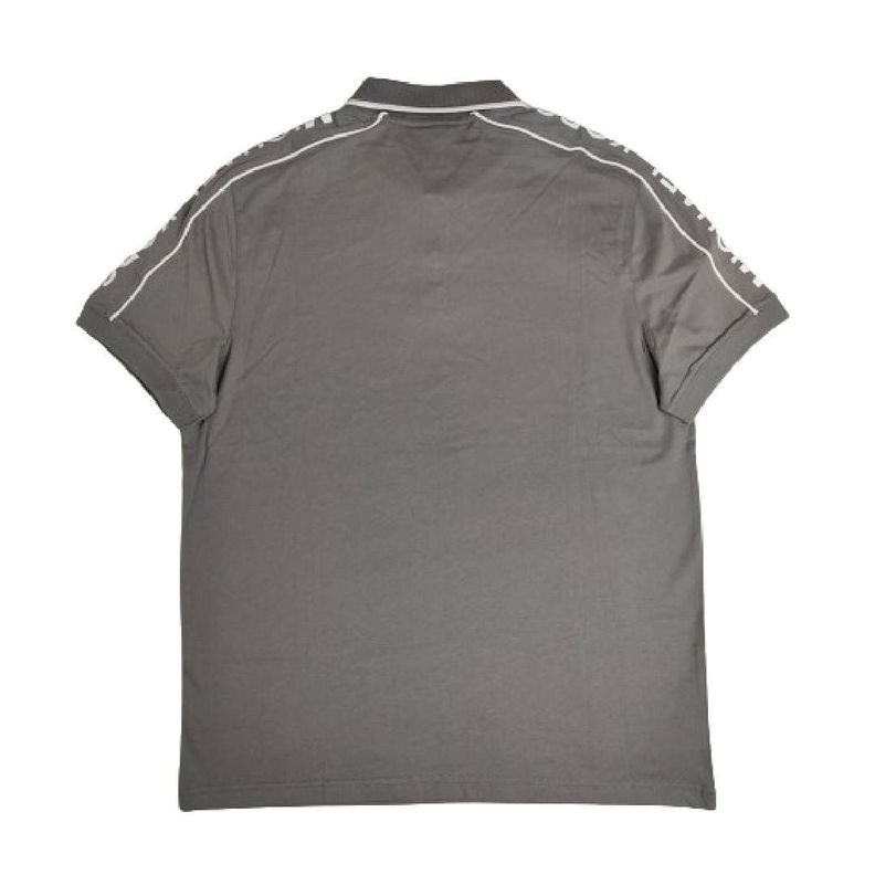 Polera MK Gris Claro Con Cuello Linea Blanca Talla L-1
