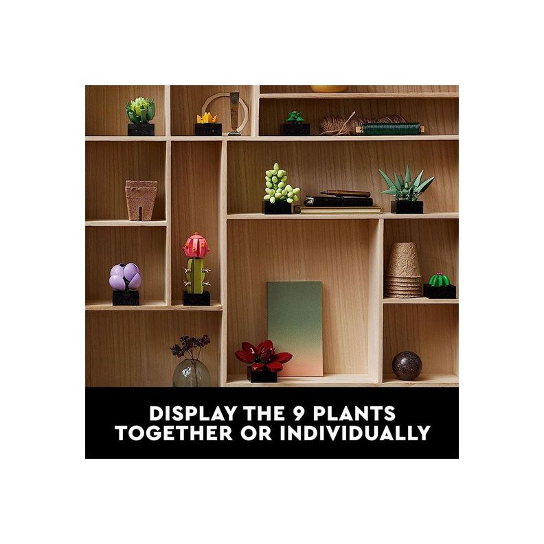 LEGO Icons Plantas Artificiales Jardin Suculentas 10309-2