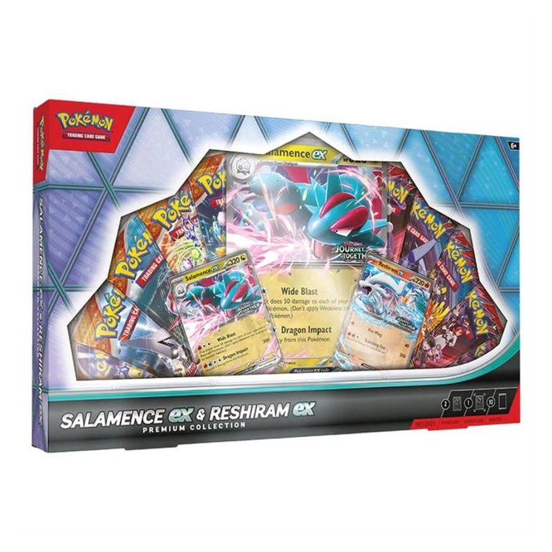 Pokemon: Salamence ex & Reshiram ex Premium Collection ING Pokémon ...