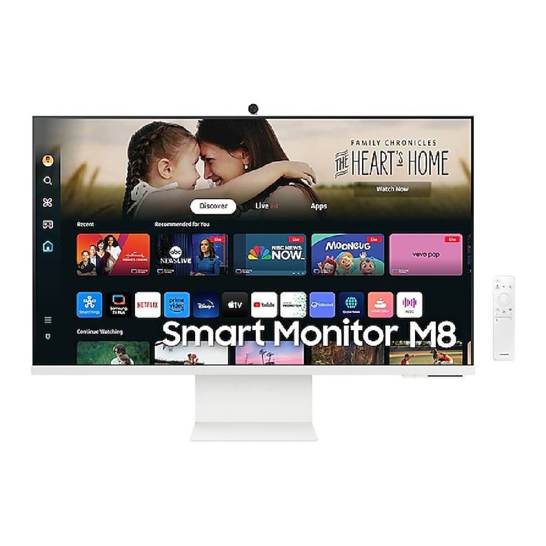 Monitor Samsung M8 M80D 32 Smart TV 4K HDMI - LS32DM801ULXZS-0