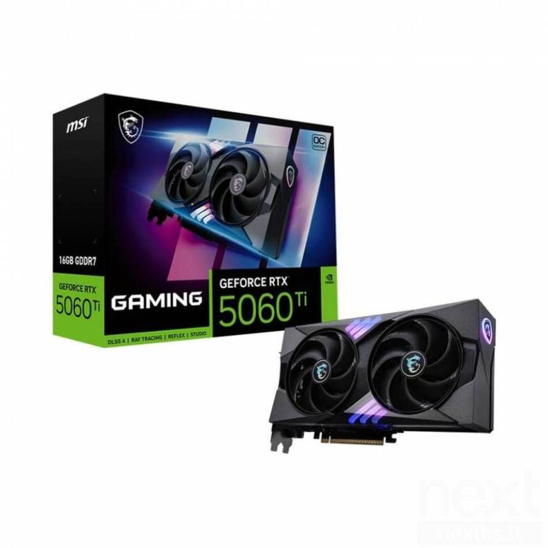 Tarjeta de Video MSI GeForce RTX 5060 Ti 16G GAMING OC