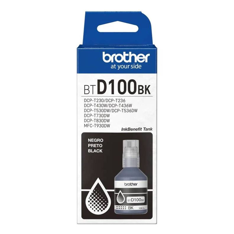 Tinta Brother BTD100BK Negro-0