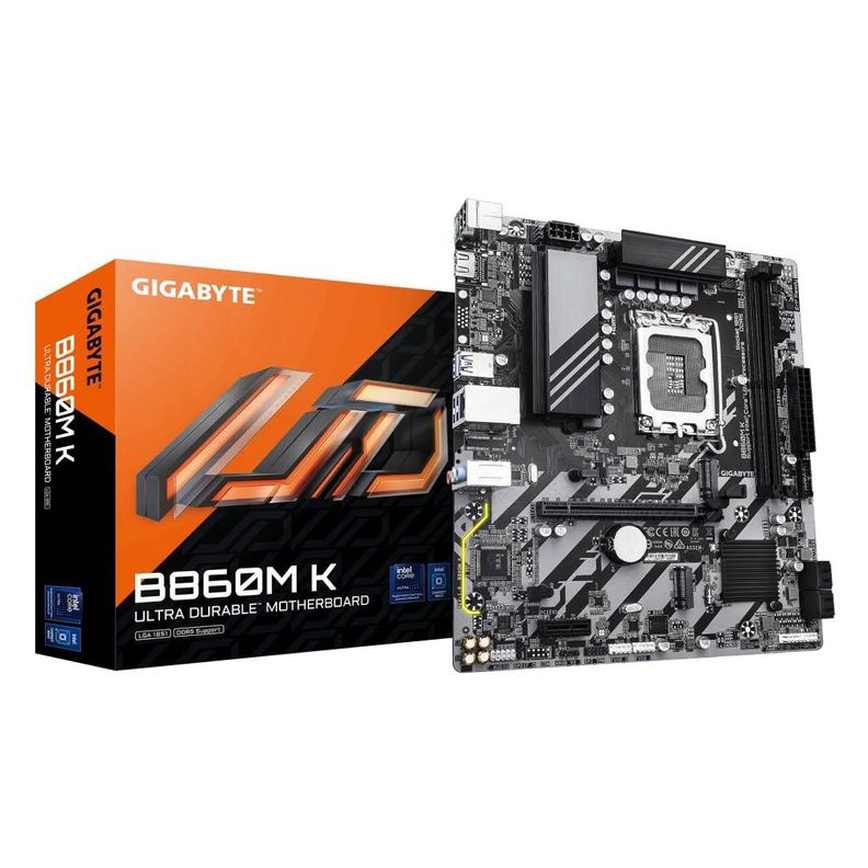 Placa Madre Gigabyte B860M K, Micro-ATX, LGA1851