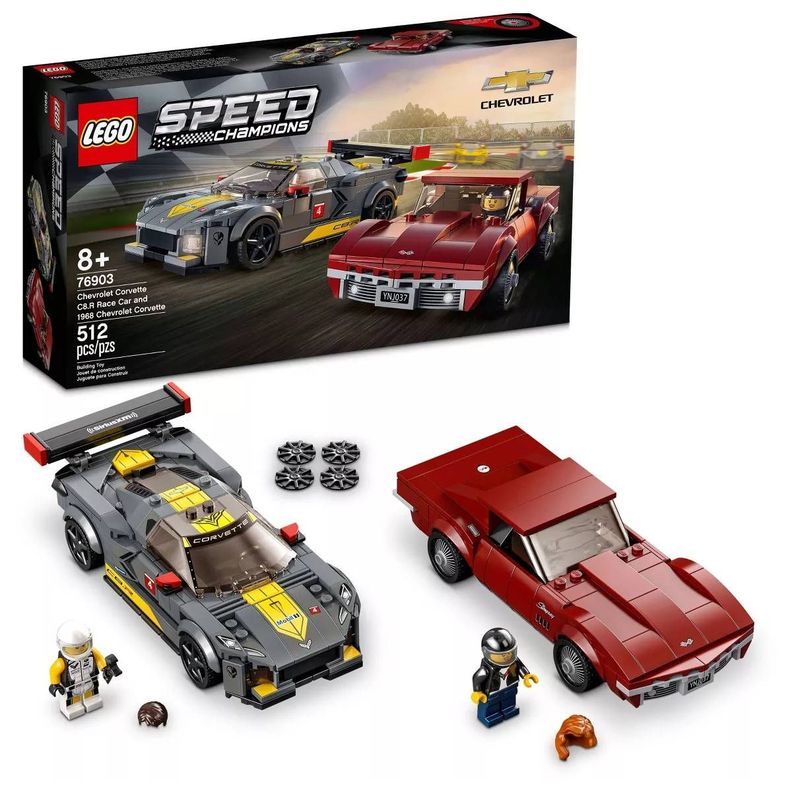 LEGO Chevrolet Corvette C8.R y Corvette de 1969 - 76903-0